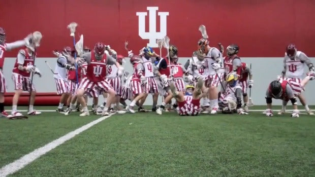 Indiana University Lacrosse Performs The Harlem Shake