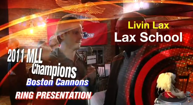 Boston Cannons MLL 2011 Championship Ring Presentation (Video)