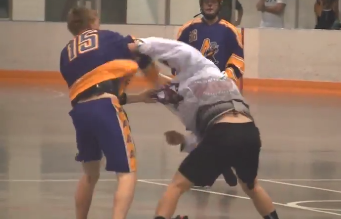 Lacrosse Fights, Another Dazzling Indoor Lacrosse Video from Our Friends Up North