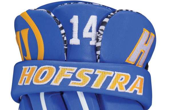 Hofstra's Blue Warrior Regulator 2 Lacrosse Gloves – Lacrosse