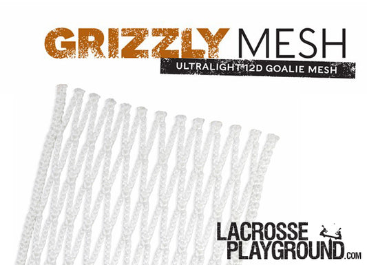 Grizzly Goalie Lacrosse Mesh Press Release