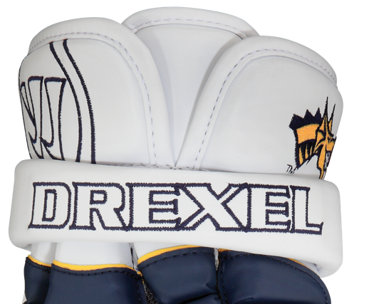 Warrior MD4 Gloves for Drexel Lacrosse