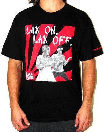 Lax Bro Athetics Lax On Lax Off Tee (Black)