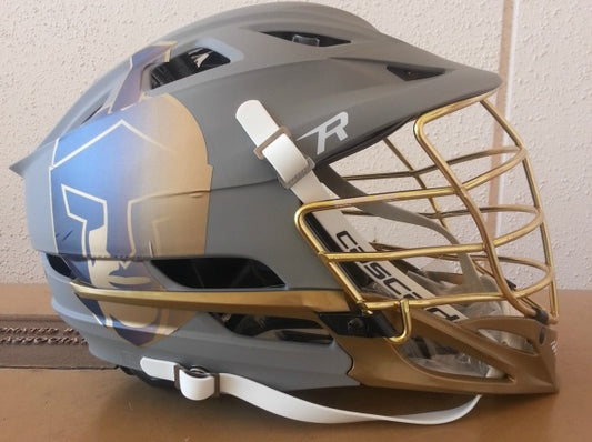 NDNU Lacrosse Matte Grey Cascade R Helmets 2014-2015