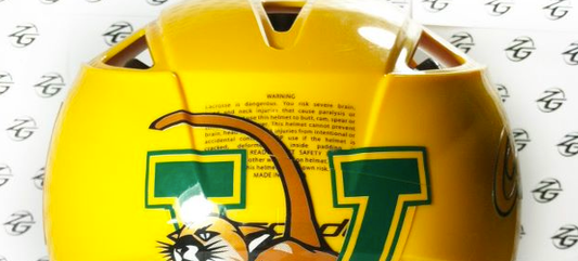 ZimaGear's Catamount Helmet Decal for Vermont Lacrosse