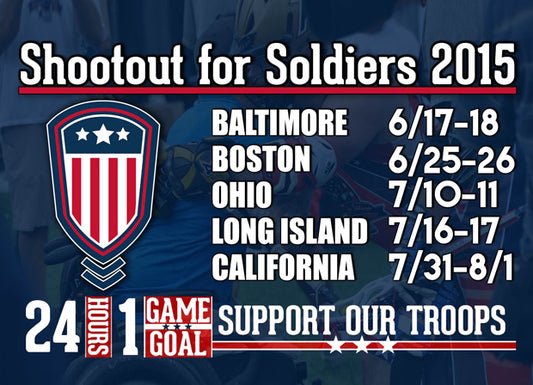 Shootout for Soldiers, The 24-Hour Lacrosse Event Benefitting Wounded American Soldiers to Expand to Five Locations in 2015