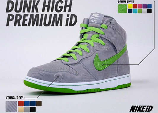 Nike Dunk High Premium iD with Corduroy