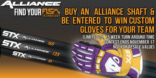 Buy An Alliance Shaft and Be Entered To Win Your Team 25 Custom Gloves