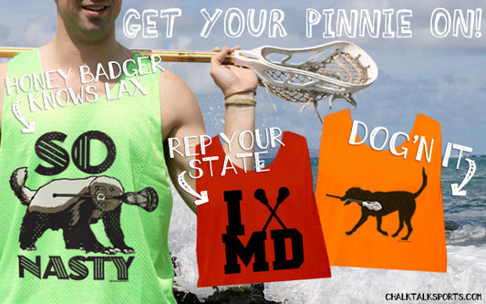 Honey Badger Knows - ChalkTalkSports.com Neon Lacrosse Pinnies are Nasty! - Take $5 off*