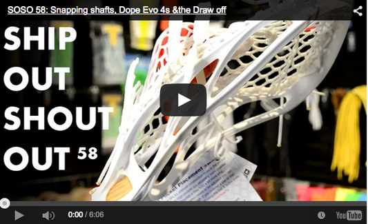 SOSO 58: Snapping shafts, Dope Evo 4s &the Draw off