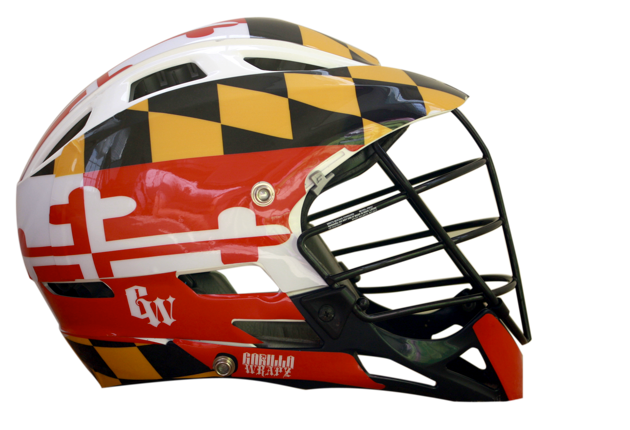 Thursday Giveaway: Enter to Win One Maryland Flag Helmet Decal by Gorilla Wrapz