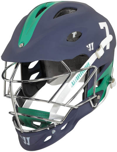 Mercyhurst Two-Tone Matte Navy/Glossy Green  TII Helmet