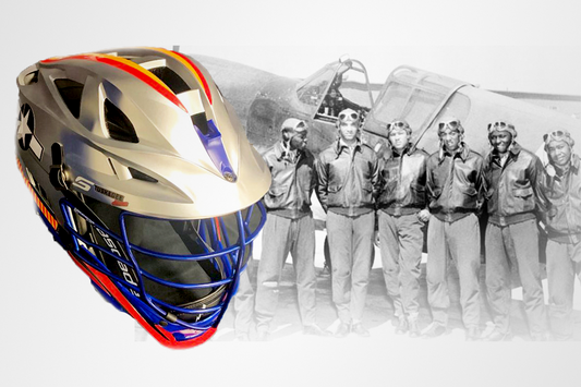 Air Force lacrosse unveils Tuskegee Airmen-inspired helmets for Black History Month