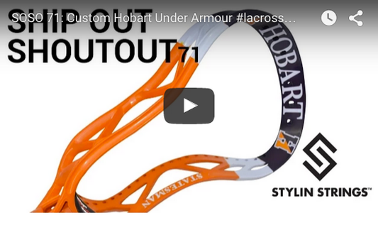 SOSO 71: Custom Hobart Under Armour #lacrosse Head and much more