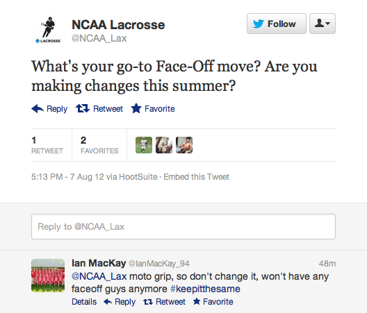 Is the NCAA Mocking Lacrosse Players