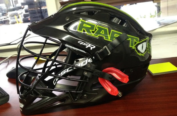 Raptor Mouthguard Clip Securely Fastens Mouthguard to Helmet