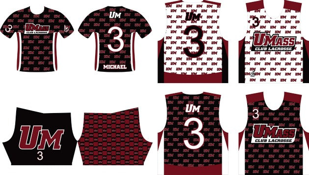 UMass Club Lacrosse Uniforms