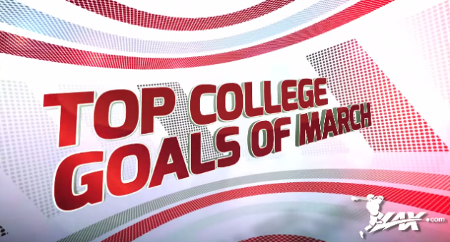 Top College Lacrosse Goals of March