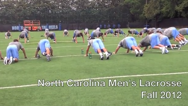 UNC Men's Lacrosse Fall 2012