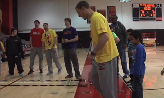Terps Lacrosse Team Trains Young Students