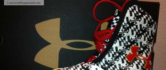 Custom University of Maryland Lacrosse Cleats by Under Armour