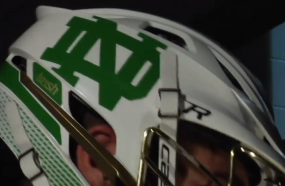 Notre Dame Lacrosse Introducing Shamrock Series Uniform and Equipment Against Maryland