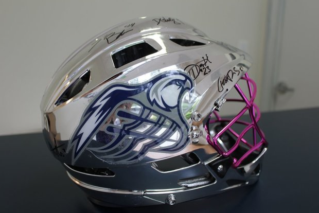 Chesapeake Bayhawks Lacrosse Helmet Auction