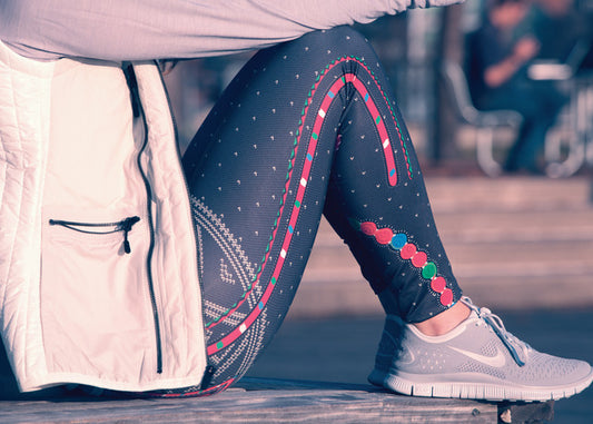 Nike Women's Printed Tights Celebrate The Season