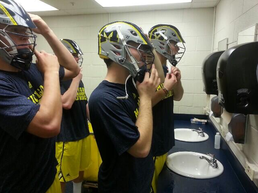 Michigan Warrior TII Helmet, Adidas CrazyQuick Cleats 2014