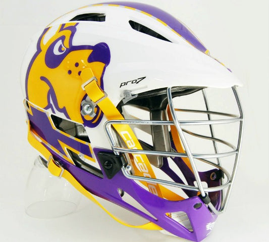 Suny Albany Mens Lacrosse New Helmet Decals