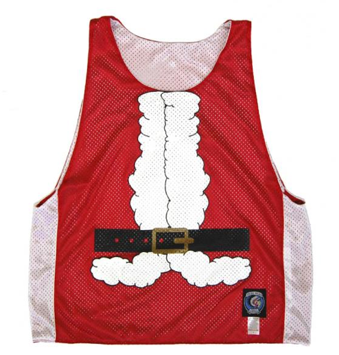 Santa Lax Pinnie by Tribe Head Lacrosse