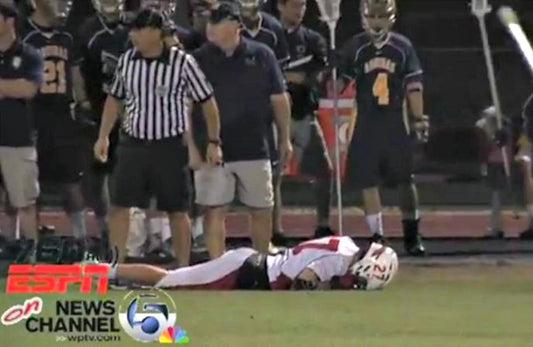 Lacrosse Player Sucker Punches Opponent