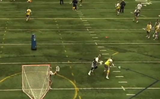 Must See One Handed Practice Goal From University Of Michigan