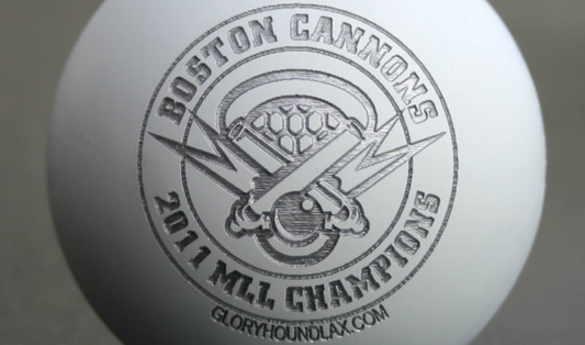 MLL’s Cannons Celebrate with Glory Hound Engraved Balls