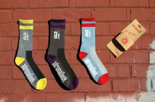 Adrenaline December Confidential: Heathered Socks