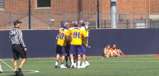 .@Laxdotcom Caught Lyle and Miles Thompson Scoring an Amazing Circus Goal