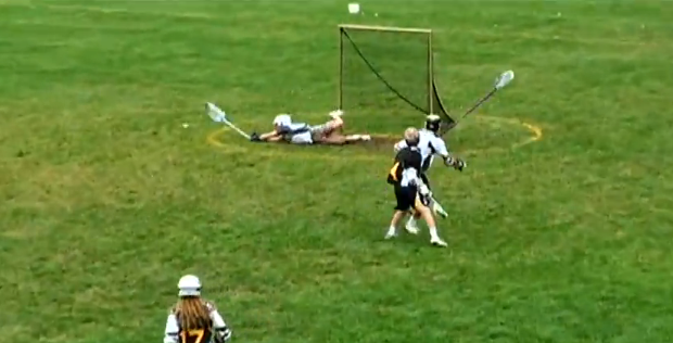 The Best Lacrosse Play You'll See All Day, Michael Ortlieb