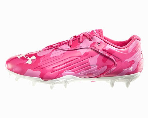 Under Armour Nitro Diablo Low Cleats -- Pink Camo