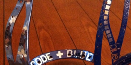 Justin Smith's Custom Code Blue Chrome heads
