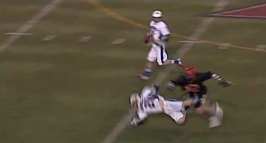 Ginormous Lacrosse Hit, Best You'll See All Week