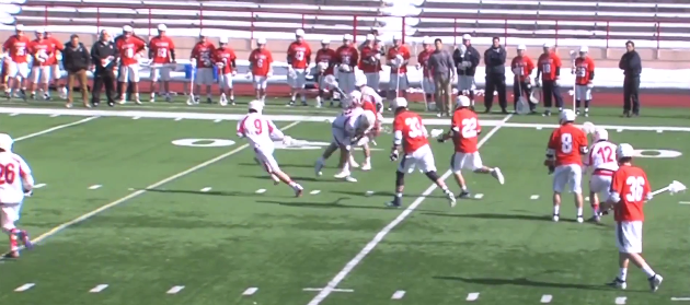 Huge Lacrosse Hit, Plus Cornell Pulled off Hidden Ball Trick Against Hobart