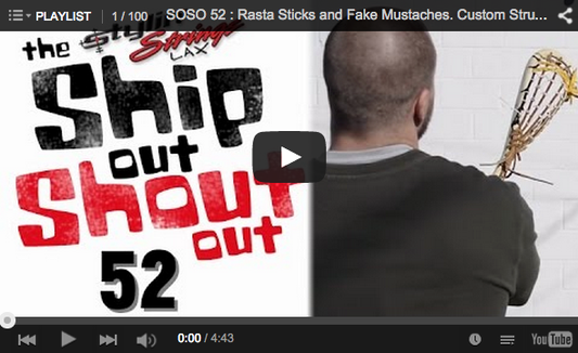 SOSO 52 : Rasta Sticks and Fake Mustaches. Custom Strung Sticks and Dye Jobs