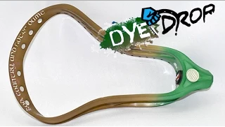 Dye Drop : God, Country, and Notre Dame Custom Dyed Lacrosse Head