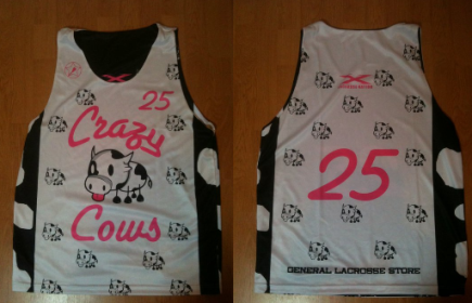Crazy Cows Lacrosse Uniforms