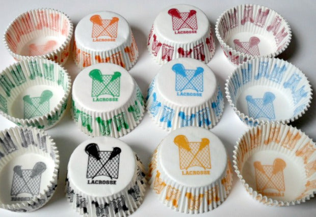 Lacrosse Cupcake Liners