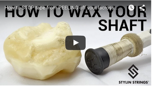 How to STOP tape from PEELING off your lacrosse shaft