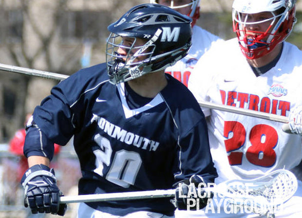 MONMOUTH UNIVERSITY MEN'S LACROSSE - April 18, 2015 (Quinnipiac 9, Monmouth 8)