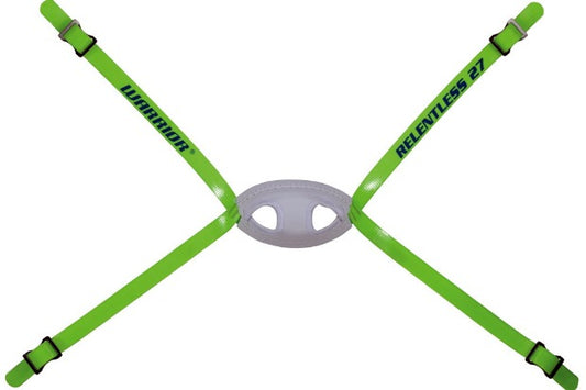 Warrior HEADstrong Neon Green Lacrosse Helmet Chin Strap