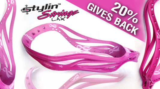 Stylin Strings Breast Cancer Custom Lacrosse Dye Job