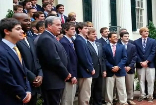 Dom Starsia Speaks to Private Party at Governor Bob McDonnell's Mansion